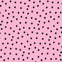 Raspberry Gift Wrapping Tissue Paper for Art DIY Crafts in Bulk W/Black Dots # 421~10 Sheets 20" X 30"