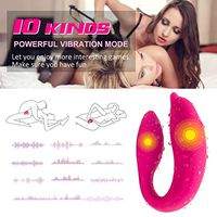 Adullt New Style Toys Couple Vǐbrátǒr Women Wireless U Shape Muti Speed