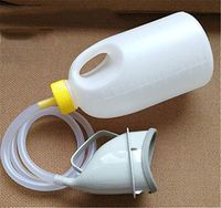 Portable Men and Women Urinal Urinal, Reusable Travel Toilet Bottle, Bedding Toilet, Suitable for Camping Outdoor Travel/car/Bed Patient, 1700ML (Woman)