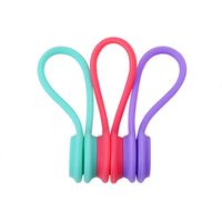 SUJING Cable Winders,String Winders Cable Ties, Strong Magnetic Twist Ties, Powerful Unique Solution For Cable Management, Hanging & Holding Stuff (D)