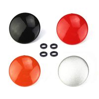 LXH (4 Packs ) Metal Bulged Surface Soft Release button Finger Touch for Fujifilm XT20 X100F X-T2 X100T X-PRO2 X-T10 X-PRO1 X-E2S X100 X100S X10 X20 X30 X-E1 X-E2 STX-2 (Black+Red+Silver+Orange)