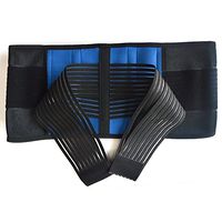 2 PCS Double Pull Posture Support Brace (M(28-32 inches) or (72-81 cm), Black&Blue) and Breathable Lumbar Brace(M, Black) By Aofit