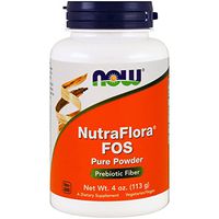 Nutra Flora FOS Vegetarian, 4 OZ by Now Foods (Pack of 6)