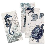 Laural Home Vintage Seaside Maritime Napkins (Pack of 4)