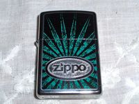 Zippo Blackgreen Foliage Lighter Custom Made
