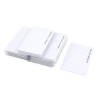 30pcs ID Card 125khz Proximity Clamshell ID Card TK4100 Chip(Thin/Thick Card) Compatible with EM4100 Support ID Smart Card Entry Access Control System,Key Card,Membership Card (Thin Card)
