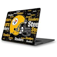 Skinit Decal Laptop Skin for MacBook Pro 13 (2013-15 Retina Display) - Officially Licensed NFL Pittsburgh Steelers - Blast Dark Design