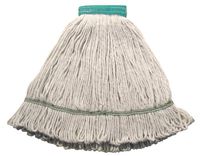 Wilen A01102, Hospital Pro M Antimicrobial Wet Mop, Medium, 5" Mesh Band, White (Case of 12)