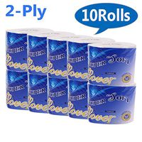 ChenLee 2-Ply Toilet Paper, Silky & Smooth White Rolls Paper Toilet tissue -100% Natural Wood Pulp Hand Towels Ultra Soft Premium Household Bath Tissue for Daily Use