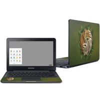 Mightyskins Skin Compatible with Samsung Chromebook 3 11.6" - Tiger Yin Yang | Protective, Durable, and Unique Vinyl Decal Wrap Cover | Easy to Apply, Remove, and Change Styles | Made in The USA