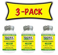 Natrul Health D3 & K2 Complex 3 Pack