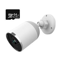 WiFi Home Security Camera,1080P Wireless Night Vision Security Cameras with Two-Way Audio, Motion Detection,Activity Alert,Deterrent Alarm,IP66 Waterproof,Cloud/SD Storage (Come with 64GB SD Card)