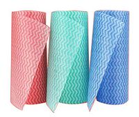 Black Temptation Set of 3 Non-Woven Dish Towels Water Absorption Cleaning Cloth (Random Color B