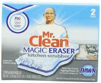 Mr Clean Magic Eraser Kitchen Scrubber, 2-Count (Pack of 3)