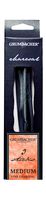 Grumbacher Vine Charcoal, Medium, Black, 3 Pack (V42)