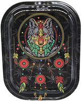 Smoke Arsenal Premium Small Rolling Tray"Wolfcatcher" 7" x 5"