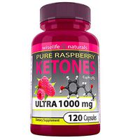 100% Pure Raspberry Ketones 1000mg | 120 Capsules | All Natural Weight Loss Supplement, Max Strength Plus Appetite Suppressant Keto Diet Pills, Premium Ketosis Levels Boost Energy & Metabolism Pills