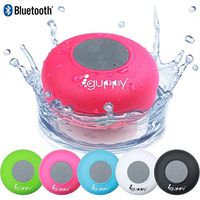 Guppy GP-WP-01-PINK Water Resistant Bluetooth Shower Speaker Best for Indoor/Outdoor Use Pink