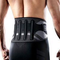 LP SUPPORT LP Support X-Tremus 161XT Men's Back Support 2.0 - Semi-Rigid Lumbar Support Belt - Enhanced Compression for Extra Stability and Superior Support (Large)