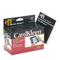 CardKleen Presaturated Magnetic Head Cleaning Cards, 25/box by Read Right?ï¿½E??