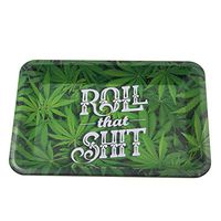 Hankyky Roll That Shit Tinplate Metal Rolling Tray HD Pattern Printed Tobacco Cigarette Holder Smoking Accessories