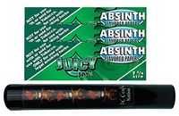 Herb Airtight Tube Pocket Protector with Juicy Jay's Absinth 1.25 Flavored Hemp Rolling Papers 3 Count DC Crafts Nation- Tiki Man