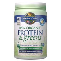 Garden of Life Greens and Protein Powder - Organic Raw Protein and Greens with Probiotics/Enzymes, Vegan, Gluten-Free, Vanilla,19.40 Ounce (Pack of 1) Powder,Package may vary