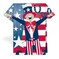 Stand Up Napkins - TN-124 - UNCLE SAM