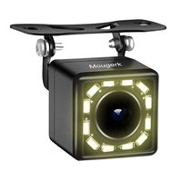 Car Rear View Camera, Mougerk Backup Camera 170 Degree Wide Angle Waterproof 12 LED Nigh Vision Lights Reverse Cameras for 12V Cars