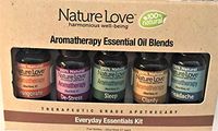 Everyday Aromatherapy ESSENTIAL OIL BLENDS - Invigorate Series, Set of 5