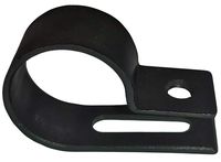 3/4" Electriduct Heavy Duty Nylon Cable Clamps Mouting Wire Clips - 100pcs | Black