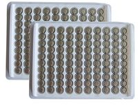 New 200 X Ag4 Lr626 377 Sr626Sw Button Cell Battery in Tray