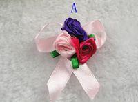 20pcs Ribbon Cabbage Flowers Wedding Decoration Appliques (Pick Color) (A)