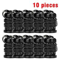 Vitaciti 10 Round Black Detox Foot Bath Arrays Stainless Steel Aqua Ionic Cleansing Accessory
