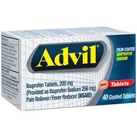Advil Ibuprofen Film-Coated Tablets - 40 Tablets, Pack of 3