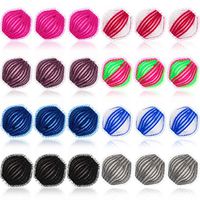 Pet Hair Remover for Laundry 24 Pieces Reusable Lint Remover Washing Balls Remove Long Hair from Dogs and Cats on Clothes Washing Ball for Laundry (8 Colors)
