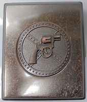 Eclipse COPPER cigarette case. Holds kings. Holds 20 cigarettes. 3102RP-2