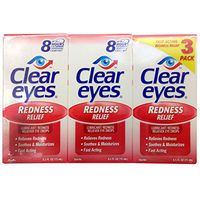 Clear Eyes Redness Relief 15 mlx3, 3 Packs