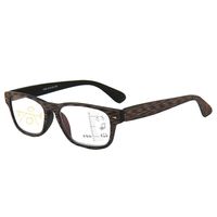 Fulision Reading Glasses Unisex Retro Full Frame Progressive Multifocal Glasses