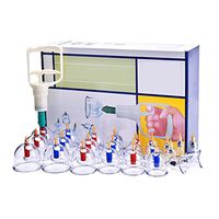 HANGER® Vacuum Cupping Machine 24 Canned Household Anti-Wrestling Guns Exhausted Magnetic Therapy Thickened Durable Cupping Men and women