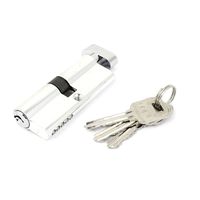 uxcell Home Fit 35-45mm Thickness Anti-theft Security Door Lock Core w 3 Keys