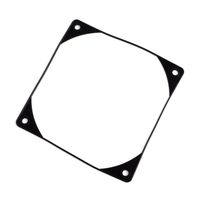 Bitspower Anti-Vibration Silicon Fan Pad, 120mm, Black