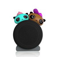 momoho Mini Bluetooth Speaker - Small Size but Great Sound Quality,up to 5 Hours Playtime,Photo Selfie Button & Answer Phone Calls,BTS0019C (Black+Grey)