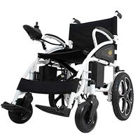 2020 Electric Wheelchairs Silla de Ruedas Electrica para Adultos FDA Approved Transport Friendly Lightweight Folding Electric Wheelchair for Adults (Lead Acid, Black)