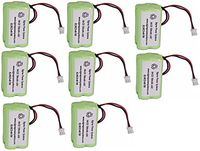 SPS Brand 4.8V 700mAh Rechargeable Replacement Battery for Emergency Light BST Battery DAA700MAH4.8V (8 Pack)
