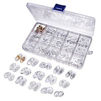 Eyeglass Nose Pads Sunglasses Ultra-Soft PVC Nosepads 15 Style 150 Pairs with Storage Case