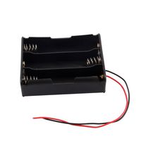 Yosoo 18650 Wired Battery Holder/Case/Box/Storage in 1, 2, 3 or 4 Cell Holder Sizes, Pack of 2 (3 Holder)