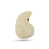 Bluetooth Headset, LookatoolÂ Mini Ultra-Small S530 4.0 Stereo Bluetooth Headset Earphone Earbud (Khaki)
