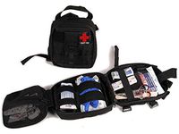 Rukse First Aid Bag and 50 Piece First Aid Kit attaches to Roll Bar or Fits Jeep Wrangler TJ All Models