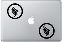 Paragon Symbol Mass Effect Videogame ArcDecals78600963 Set Of Two (2x) , Decal , Sticker , Laptop , Ipad , Car , Truck